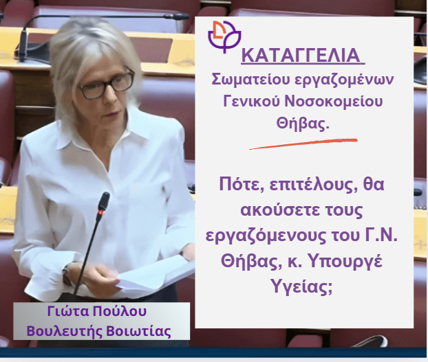 ΑΝΑΦΟΡΑ για Γ.Ν. ΘΗΒΑΣ